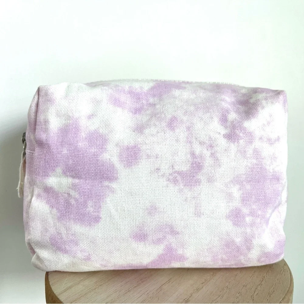 Disney Angel | Pink & White Fabric Makeup Bag | NWT